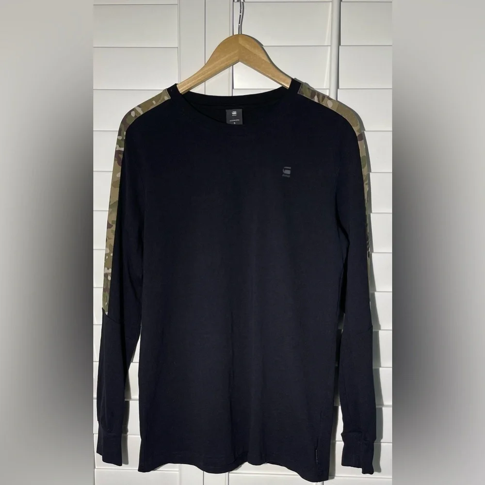 G-Star Graphic 1 Meson Ribbed Long Necked Shirt - Picture 3 of 7